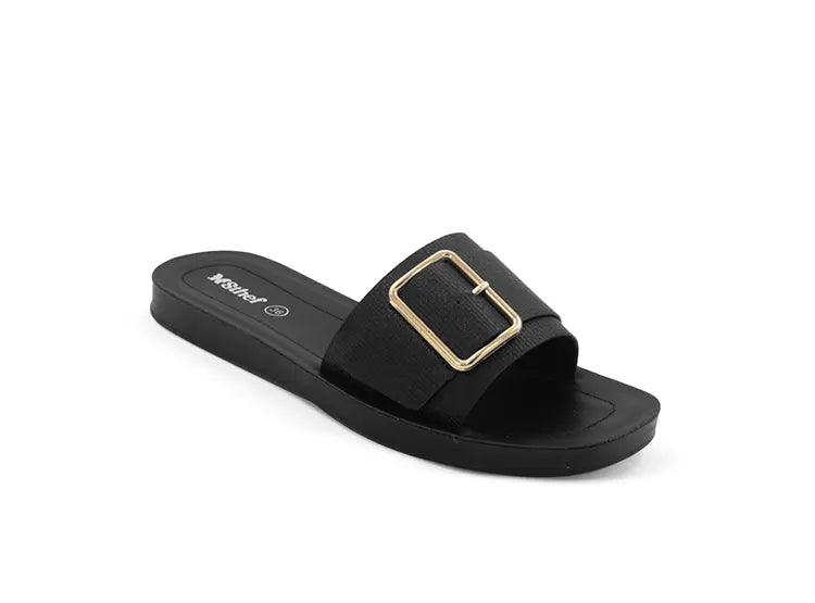 SANDALIA MUJER STHEF CASUAL NEGRO 8020