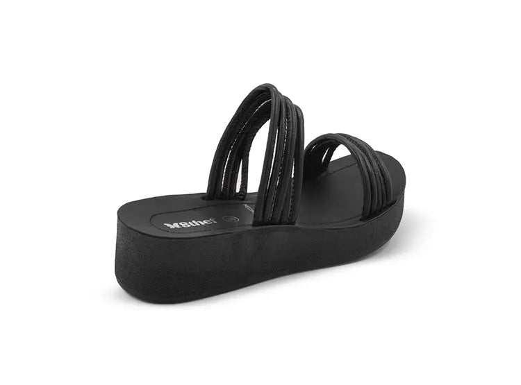 SANDALIA MUJER STHEF CASUAL NEGRO 8022