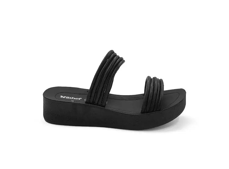 SANDALIA MUJER STHEF CASUAL NEGRO 8022