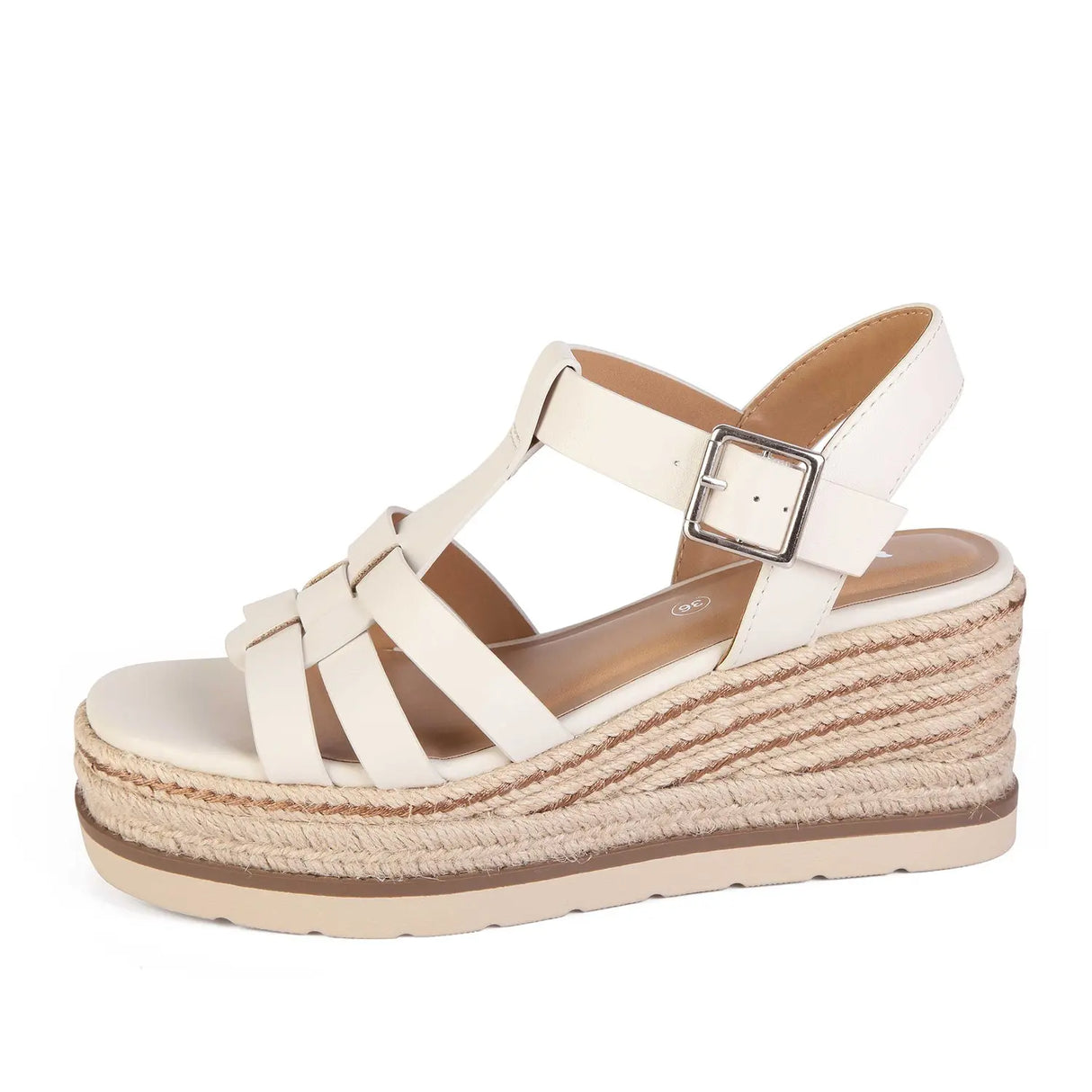 SANDALIA MUJER STHEF CASUAL OFF WHITE 8032
