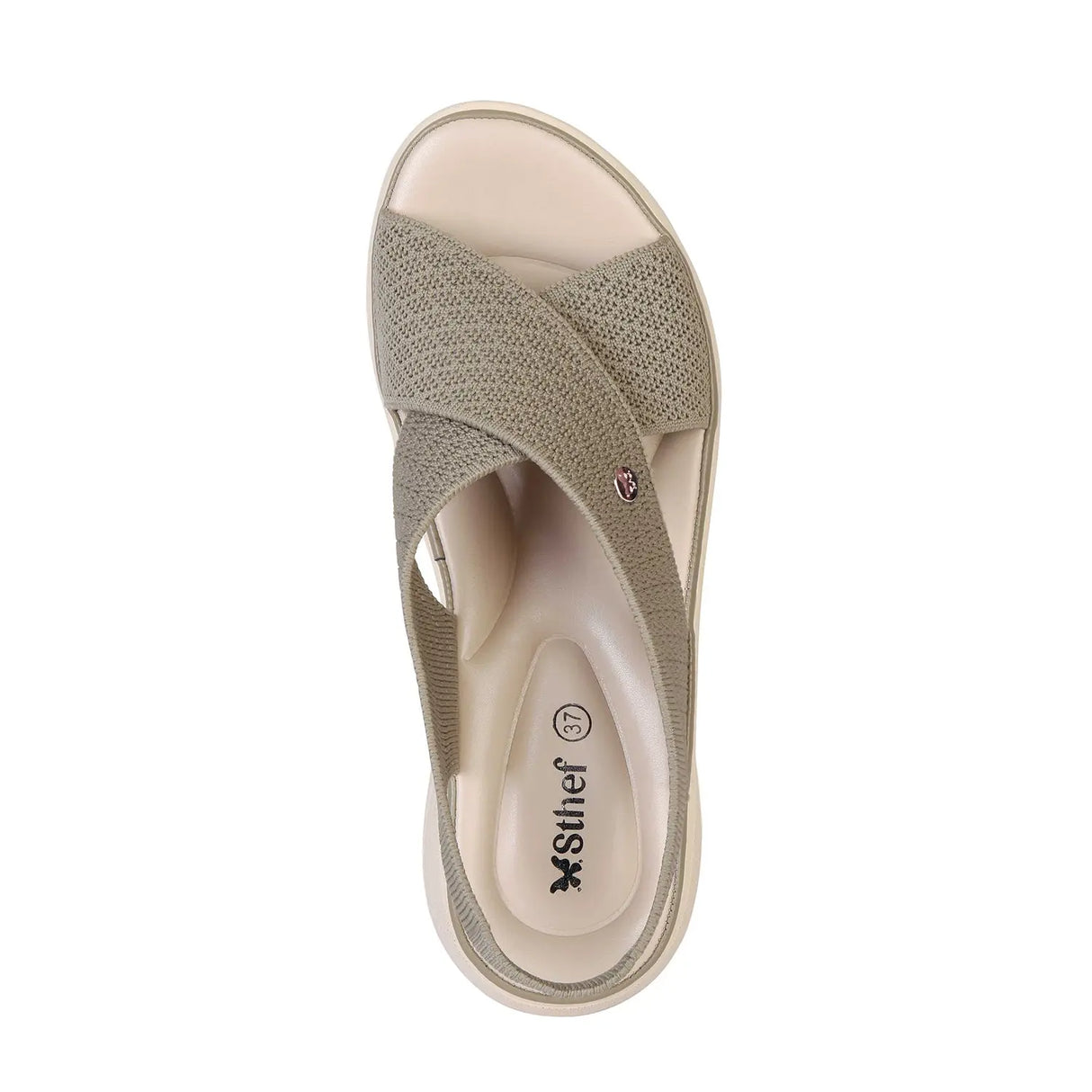 SANDALIA MUJER STHEF CASUAL OLIVO 7988