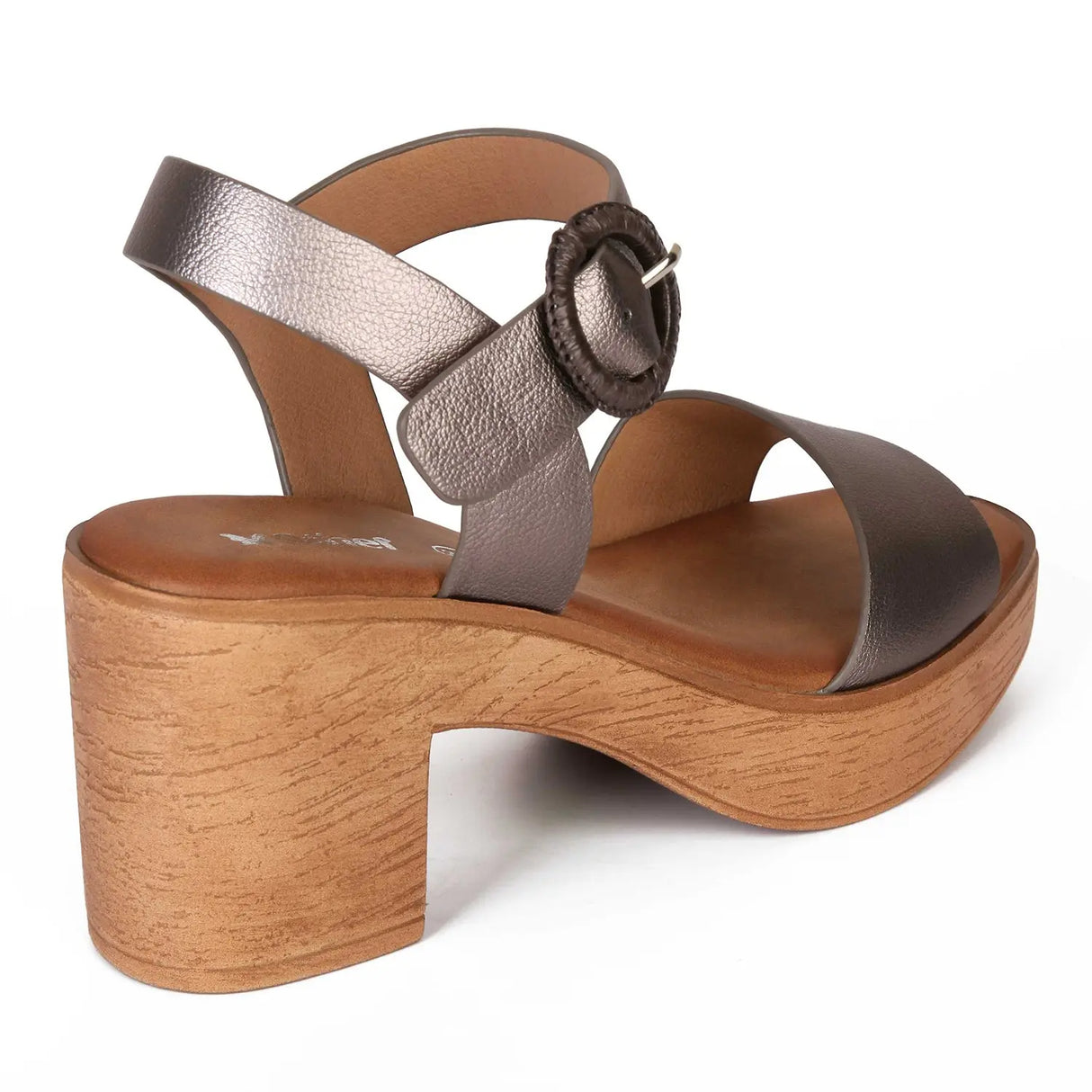 SANDALIA MUJER STHEF CASUAL PEWTER 8011