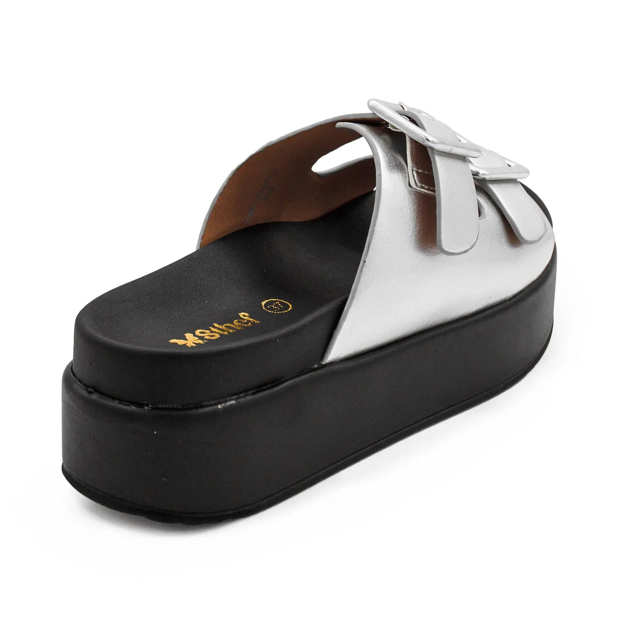 SANDALIA MUJER STHEF CASUAL PLATA 8006