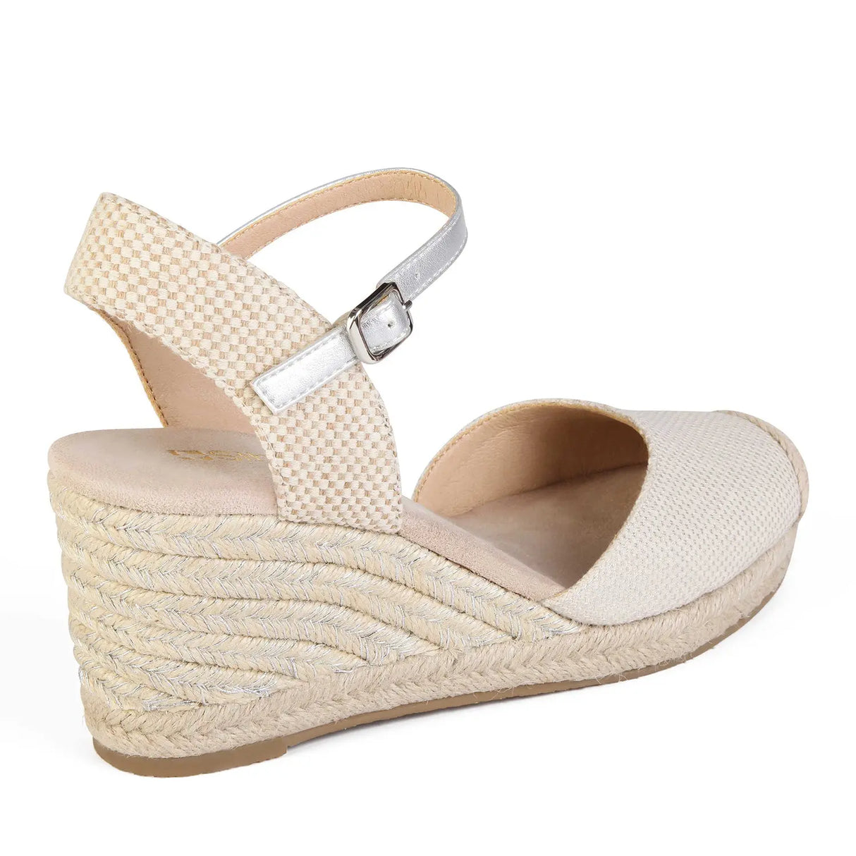 SANDALIA MUJER STHEF CASUAL PLATA 8051