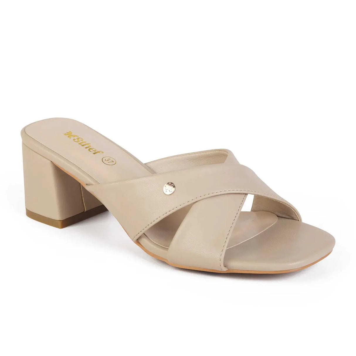SANDALIA MUJER STHEF VESTIR BEIGE 8044