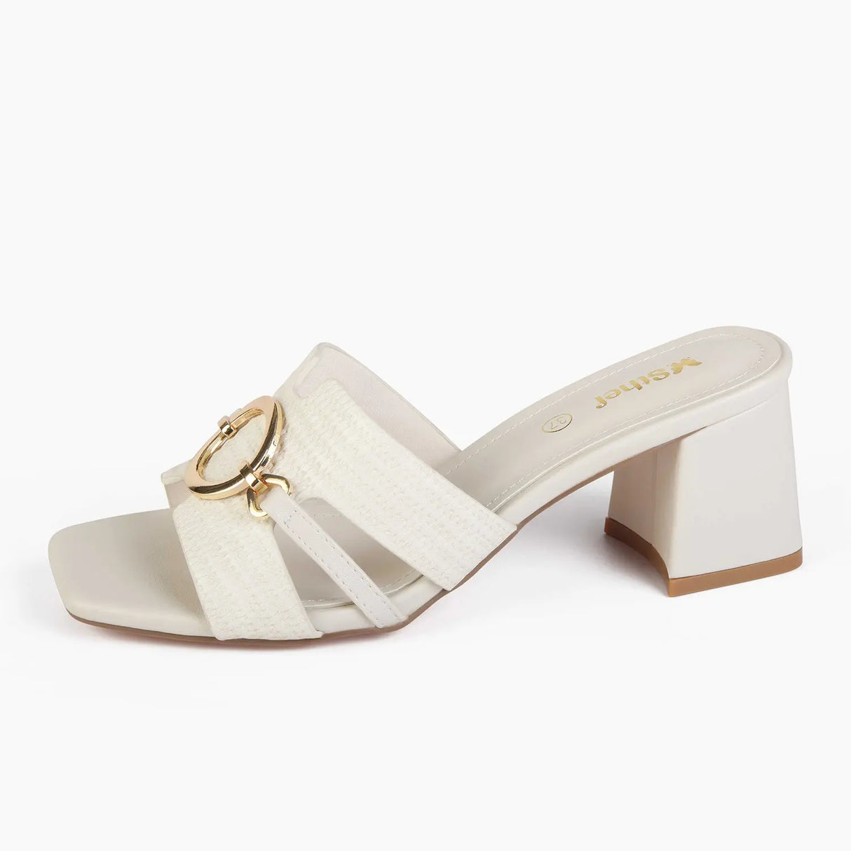 SANDALIA MUJER STHEF VESTIR BLANCO 8045