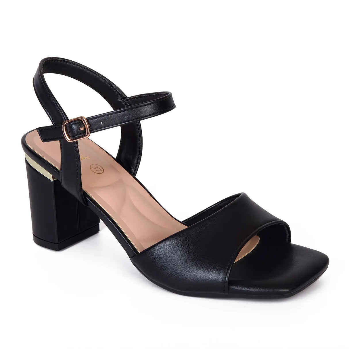 SANDALIA MUJER STHEF VESTIR NEGRO 8024