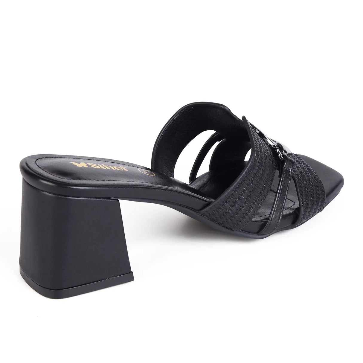 SANDALIA MUJER STHEF VESTIR NEGRO 8045