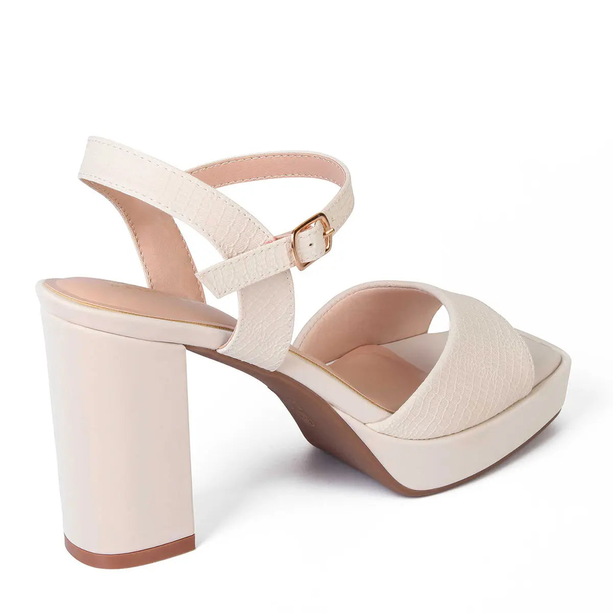 SANDALIA MUJER STHEF VESTIR OFF WHITE 8025