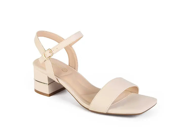 SANDALIA MUJER STHEF VESTIR VAINILLA 8026