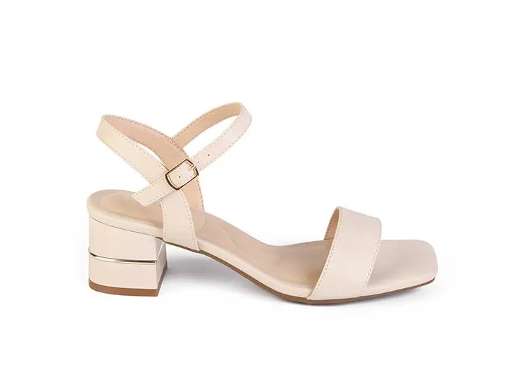 SANDALIA MUJER STHEF VESTIR VAINILLA 8026