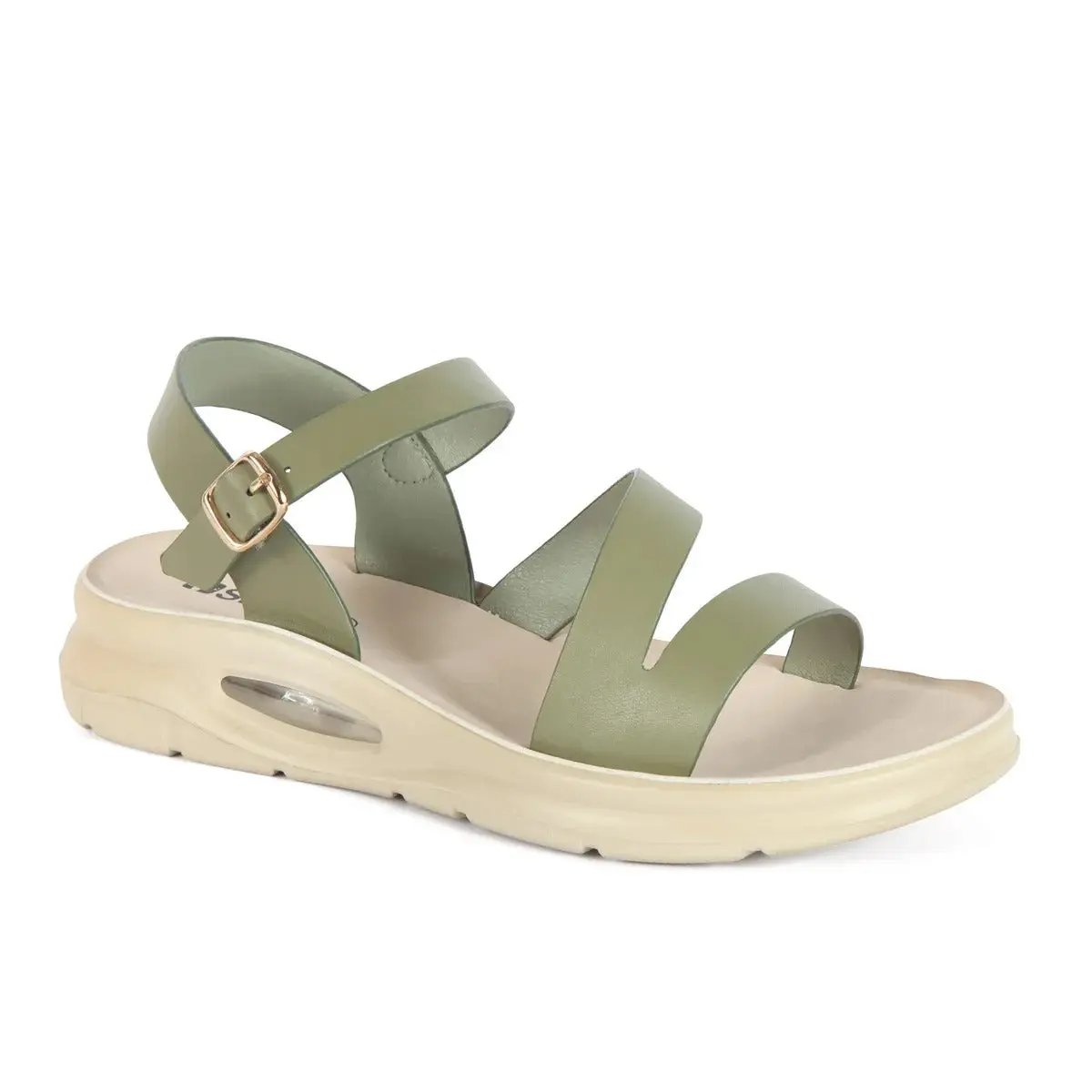 SANDALIA MUJER STHEF CASUAL OLIVO 7516 SNTC Sthef