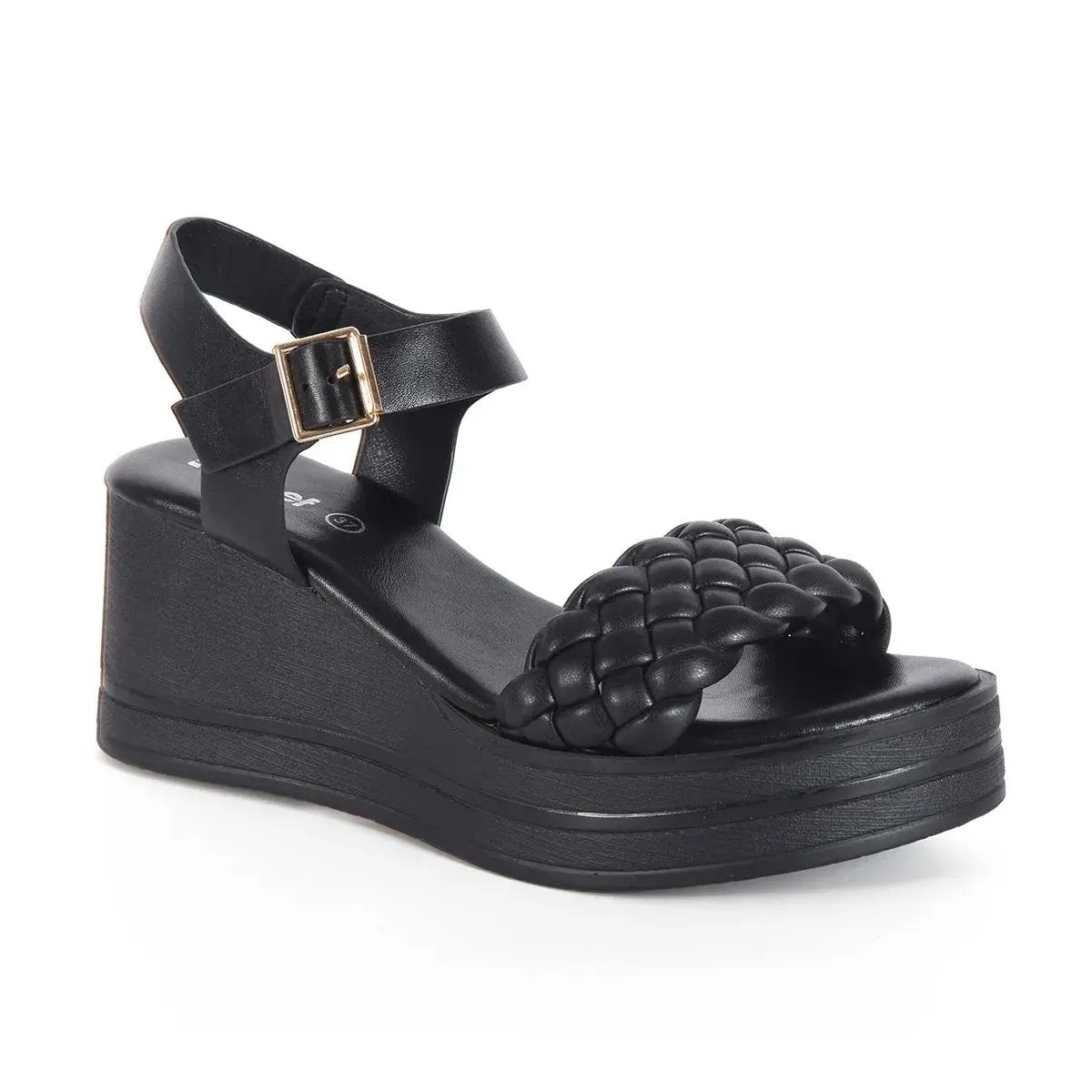 SANDALIA MUJER STHEF CASUAL NEGRO 7536 SNTC Sthef