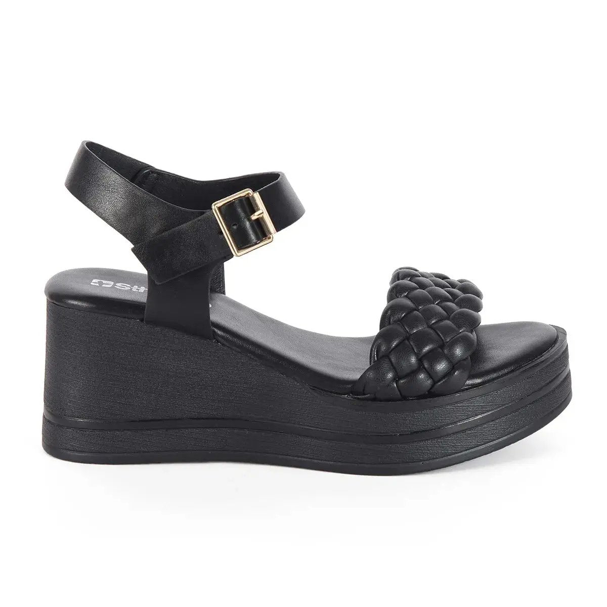 SANDALIA MUJER STHEF CASUAL NEGRO 7536 SNTC Sthef