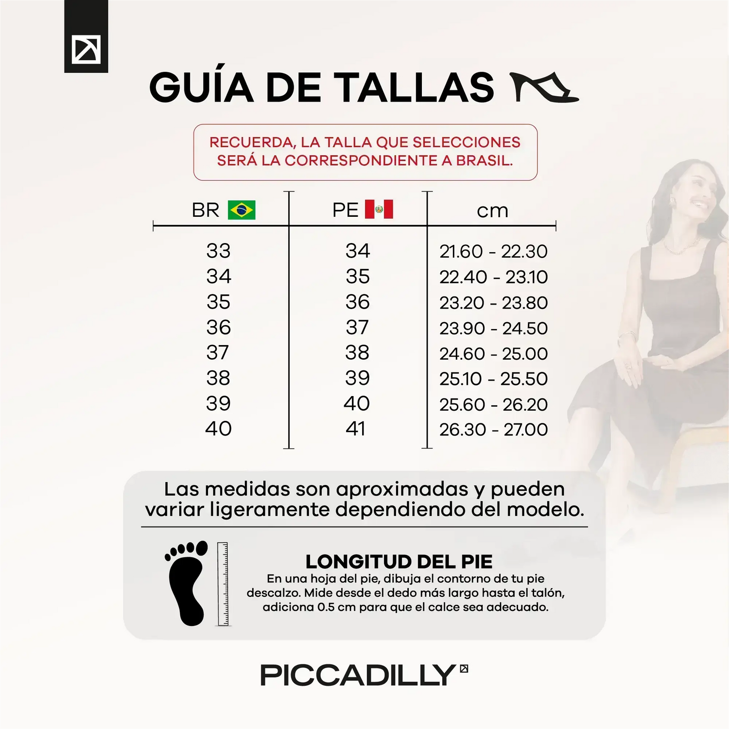 Piccadilly 65406500000002 Preto Piccadilly