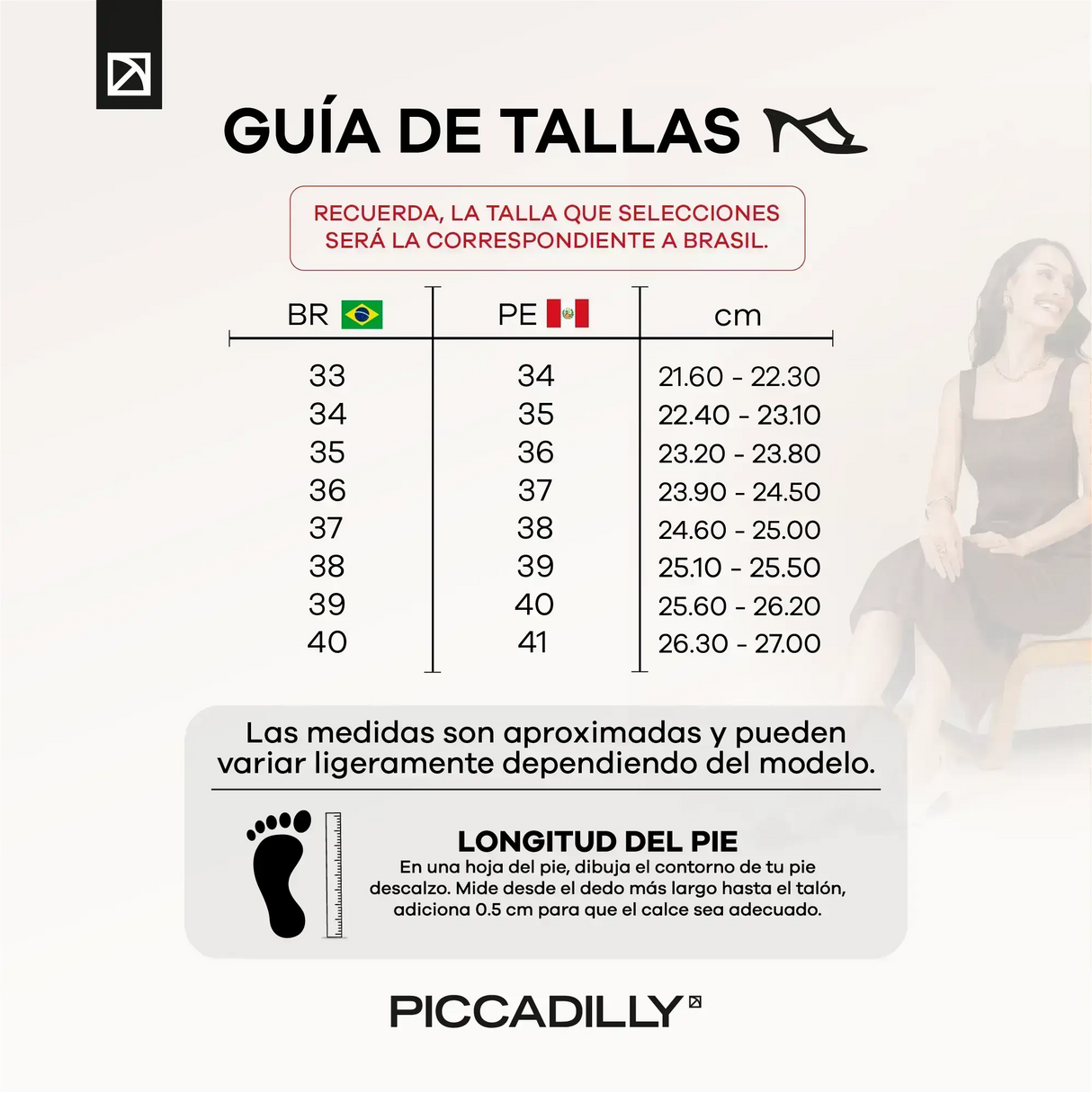 Piccadilly 65406500000002 Preto Piccadilly