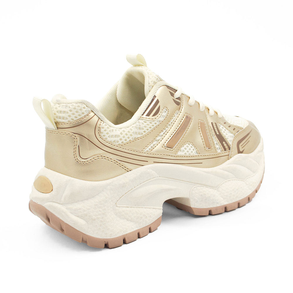 Zapatilla Trendy Mujer 8123 Dorado Sthef Sthef