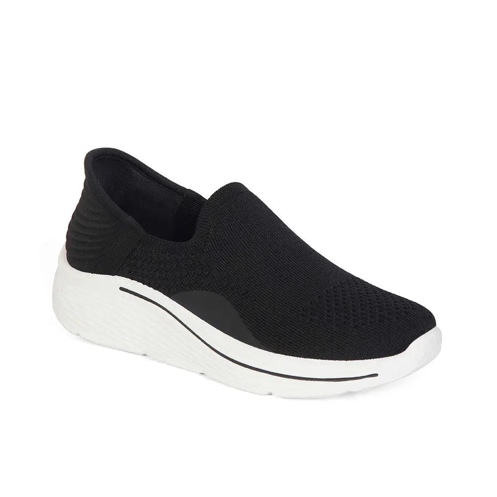 ZAPATILLA MUJER STHEF CASUAL NEGRO CON BLANCO 8128 Sthef