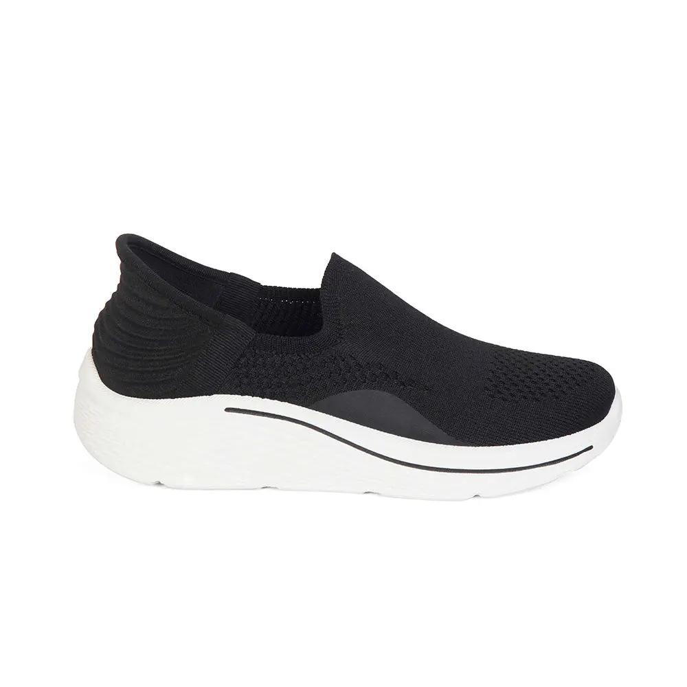 ZAPATILLA MUJER STHEF CASUAL NEGRO CON BLANCO 8128 Sthef