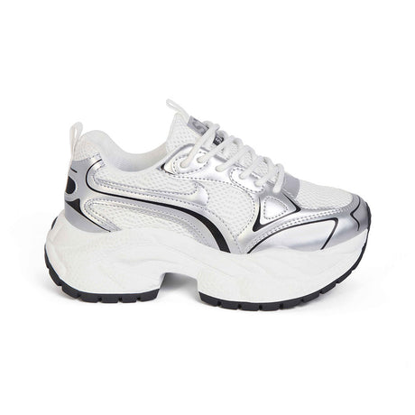 Zapatilla Trendy Mujer 8124 Plata Sthef Sthef