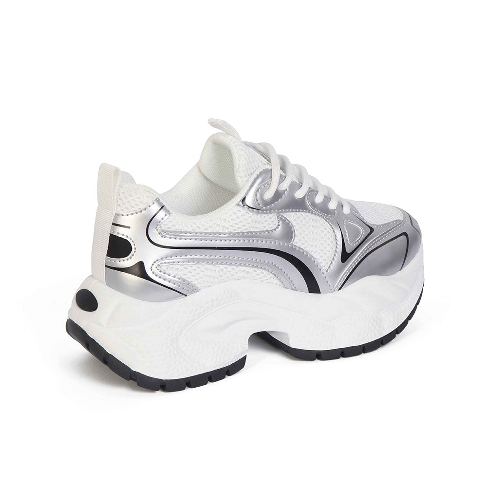 Zapatilla Trendy Mujer 8124 Plata Sthef Sthef