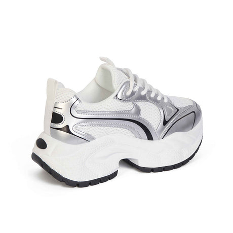 Zapatilla Trendy Mujer 8124 Plata Sthef Sthef