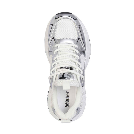 Zapatilla Trendy Mujer 8124 Plata Sthef Sthef