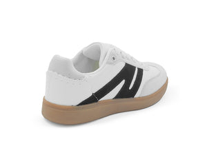 ZAPATILLA MUJER STHEF CASUAL WHITE/BLACK 7977