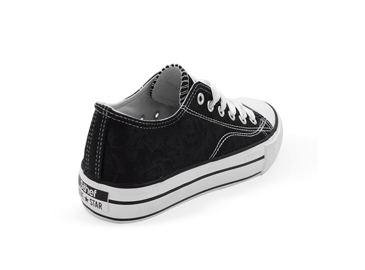 Zapatilla Casual Mujer 8078 Negro Sthef
