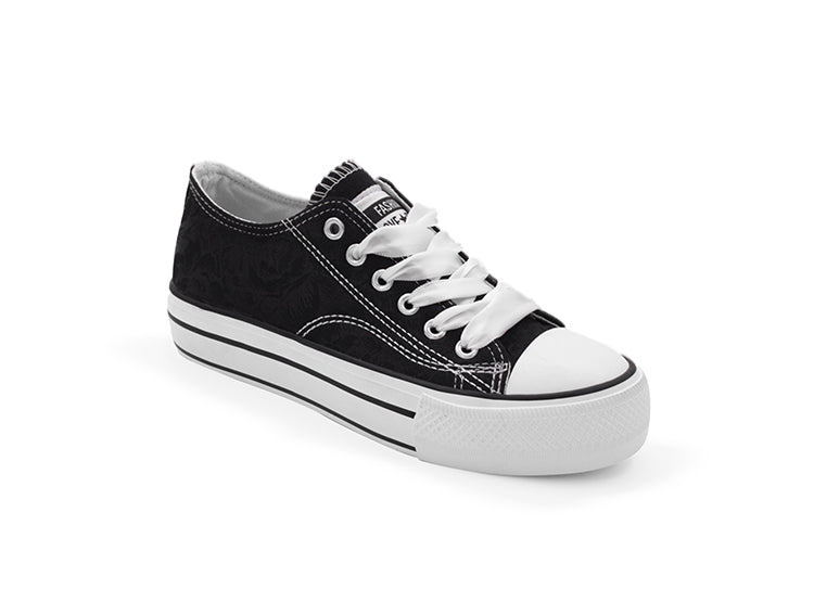 Zapatilla Casual Mujer 8078 Negro Sthef