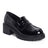 MOCASIN MUJER STHEF NEGRO CHAROL 8120
