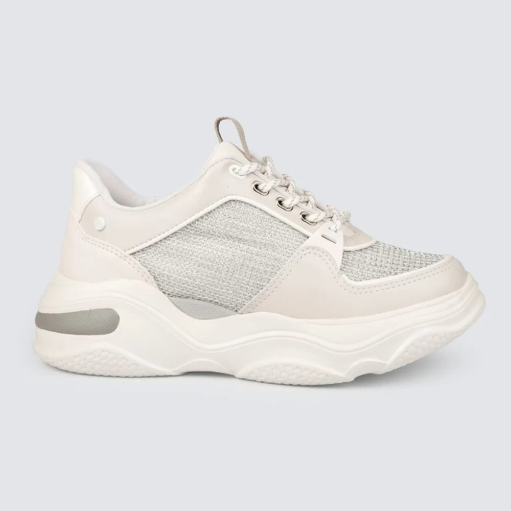 Zapatillas Mujer T4181 White/prata 37