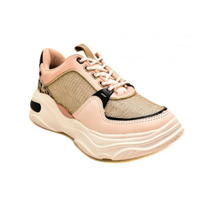 Zapatillas Mujer T4181 Oliva/peach/preto