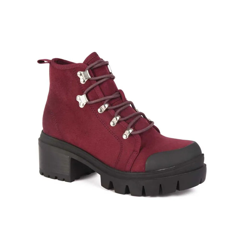 Botas y Botines Mujer 7430 Burgundy-STHEF