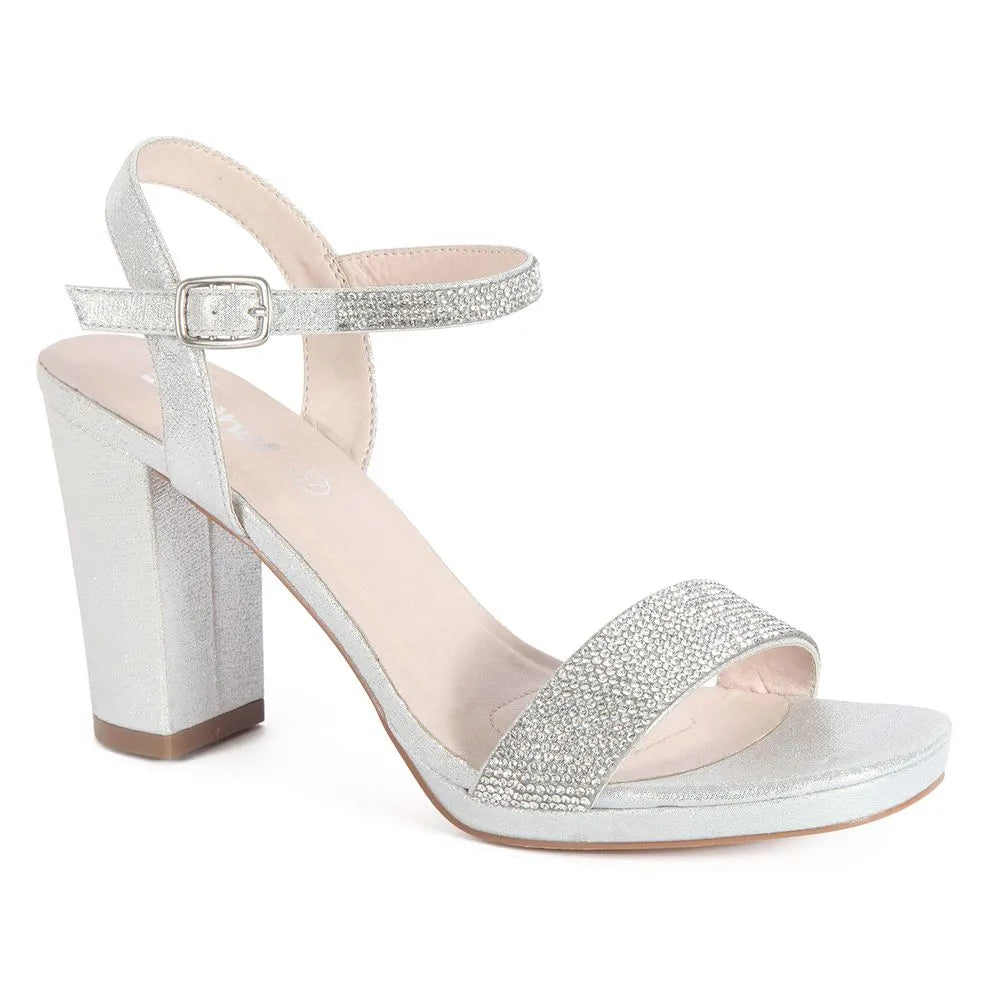 Sandalias de Vestir Mujer 7501 PLATA-STHEF