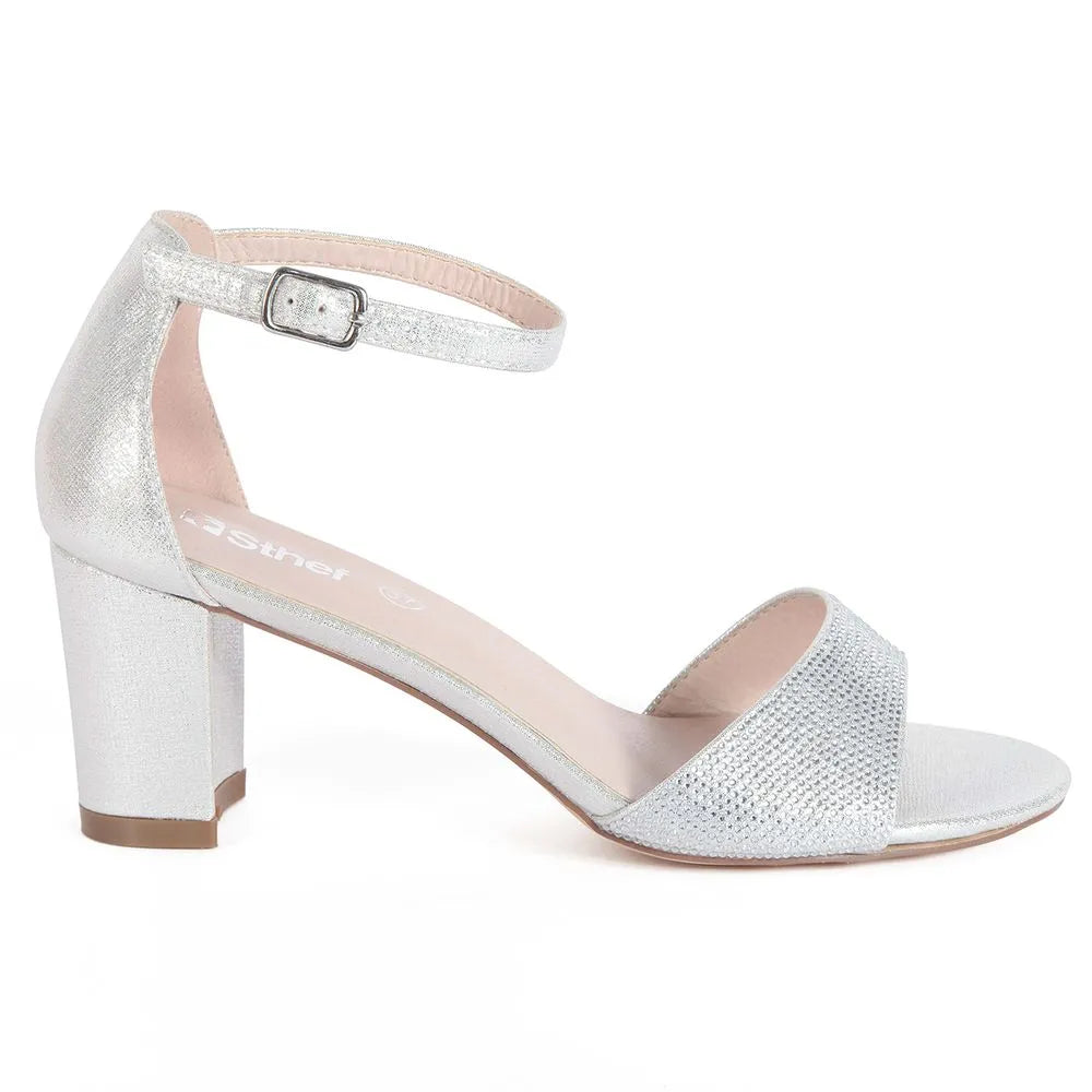 Sandalias de Vestir Mujer 7503 PLATA-STHEF