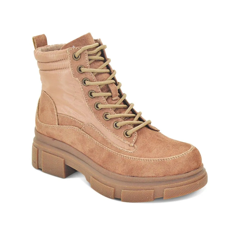 Botines Combat Mujer 7600 TAUPE-STHEF