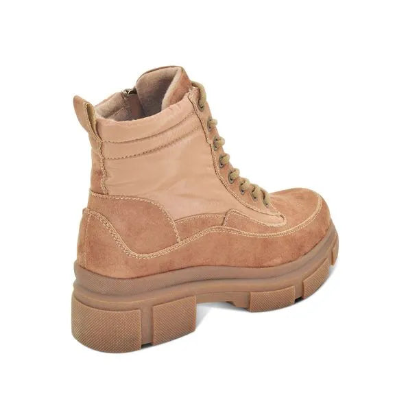 Botines Combat Mujer 7600 TAUPE-STHEF