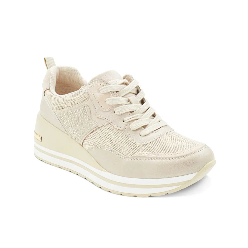 Zapatillas Urbanas Mujer 7604 BEIGE-STHEF