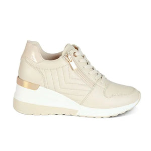 Zapatillas Urbanas Mujer 7605 BEIGE-STHEF