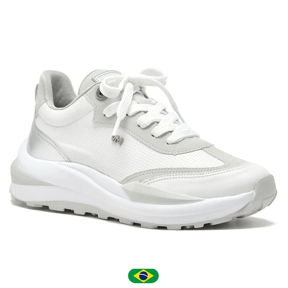 Zapatillas para Mujer 22-10707-03 BRANCO/NEVE/PRATA
