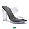 Sandalias para Mujer 22-15902 TRANSPARENTE/PRETO