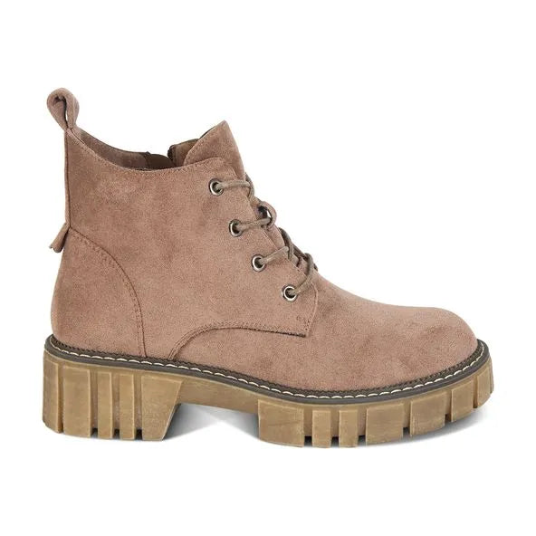 Botines Combat Mujer 7646 TAUPE-STHEF