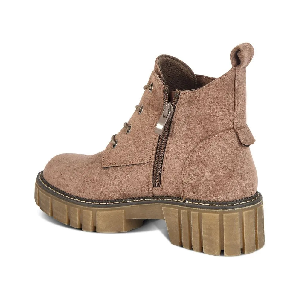 Botines Combat Mujer 7646 TAUPE-STHEF