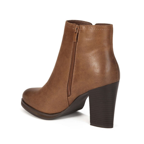 Botin Casual con taco Mujer 7651 MARRON-STHEF Sthef