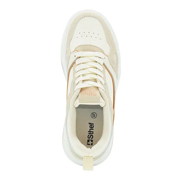 Zapatillas Urbanas Mujer 7660 BEIGE-STHEF