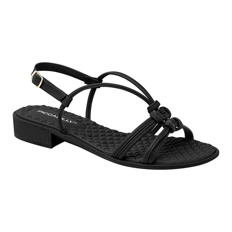 Sandalia Flats 590018 PRETO