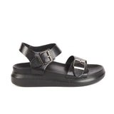 Sandalia con correa Mujer 7742 NEGRO-STHEF