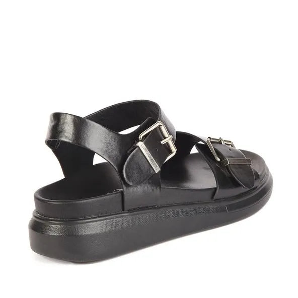 Sandalia con correa Mujer 7742 NEGRO-STHEF