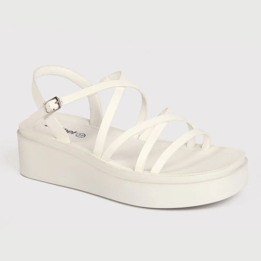 Sandalia con correa Mujer 7749 BLANCO-STHEF